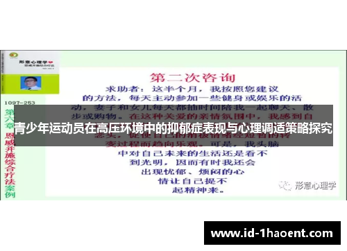 青少年运动员在高压环境中的抑郁症表现与心理调适策略探究